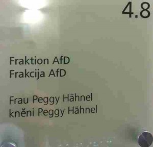 Fraktionsbueroschild